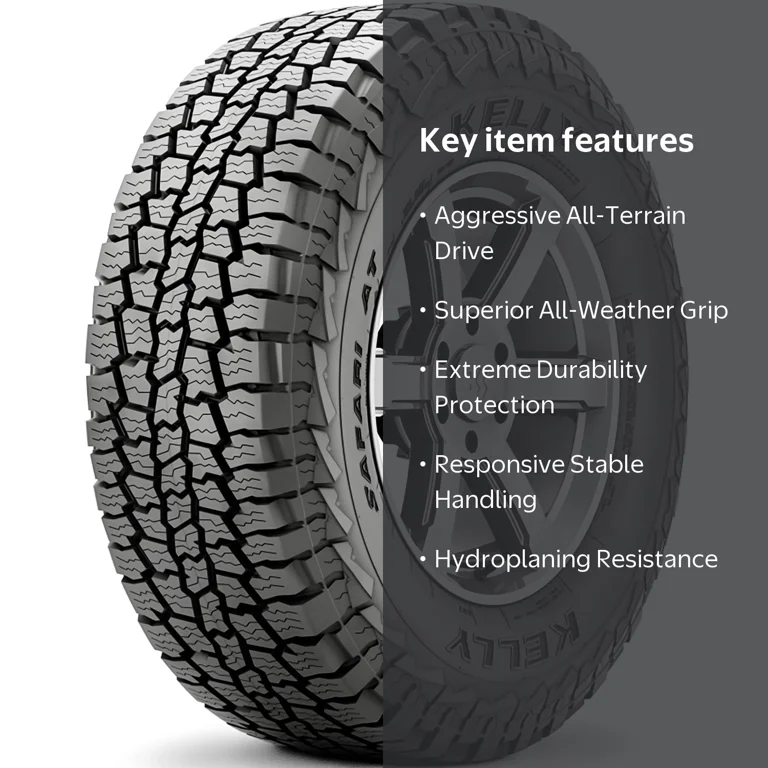 Kelly Safari A/T 265/75R16 123/120R E 10 Ply All Terrain All