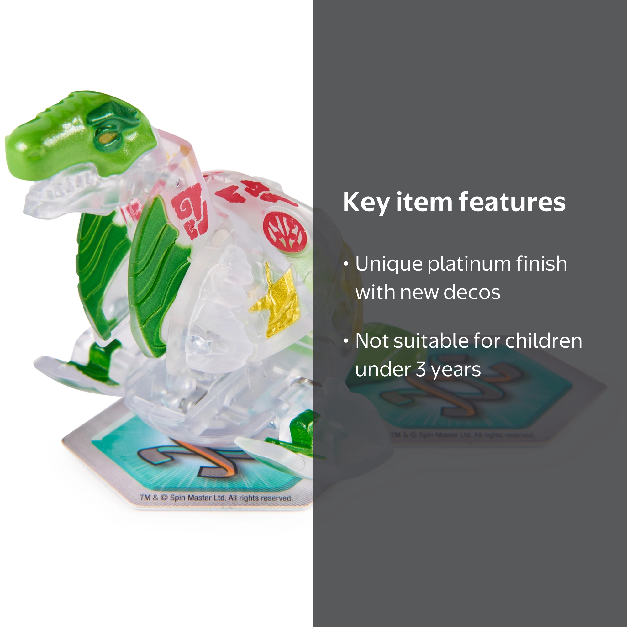 Bakugan Battle True Metal Evolutions Platinum Neo Trox - Walmart.com