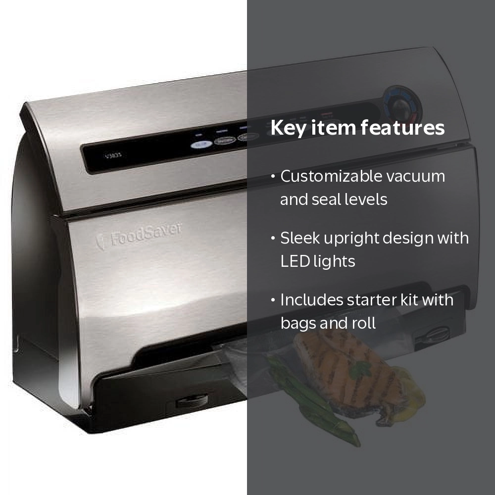 FoodSaver V3835 Vacuum Food Sealer Machine SmartSeal - Walmart.com
