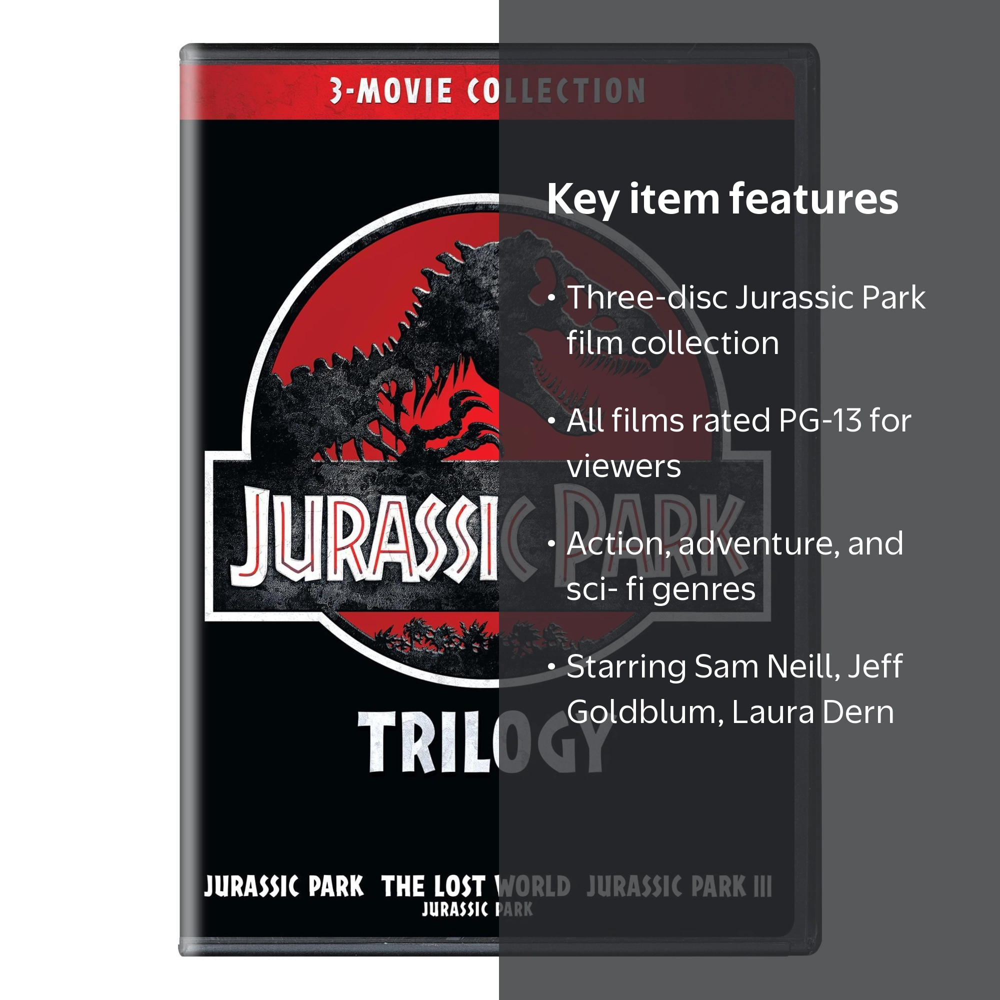 Universal Studios Jurassic Park Trilogy (DVD), Complete Sci-Fi