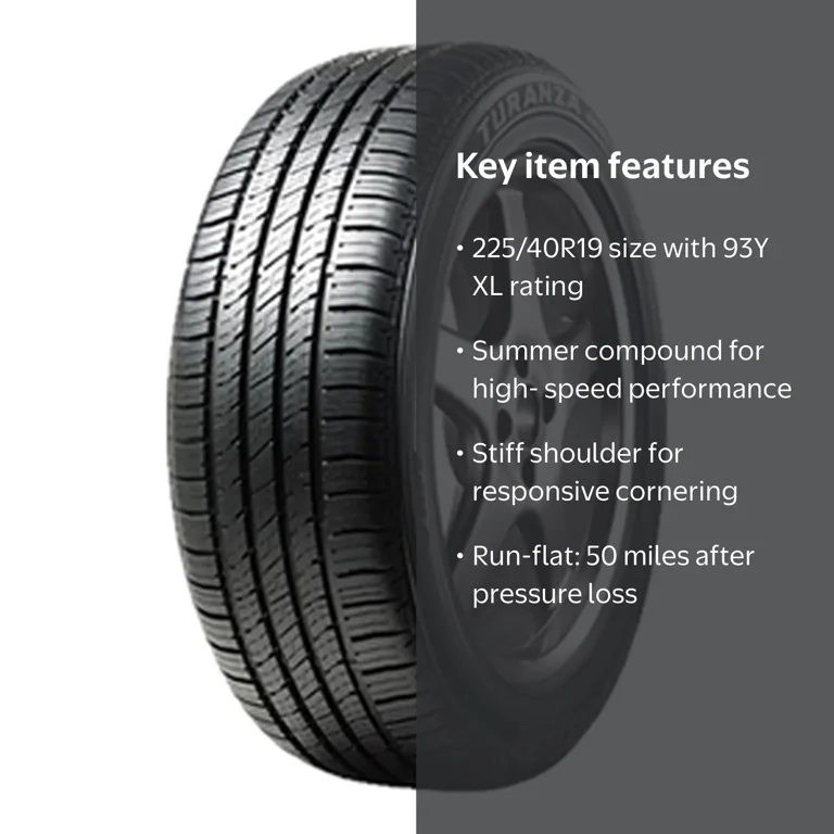 Bridgestone Turanza T005 RFT UHP Summer 225/40R19 93Y XL Passenger