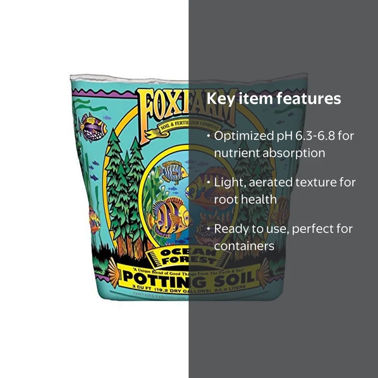 FoxFarm, Ocean Forest Garden Potting Soil, 3 Cubic Feet - Walmart.com