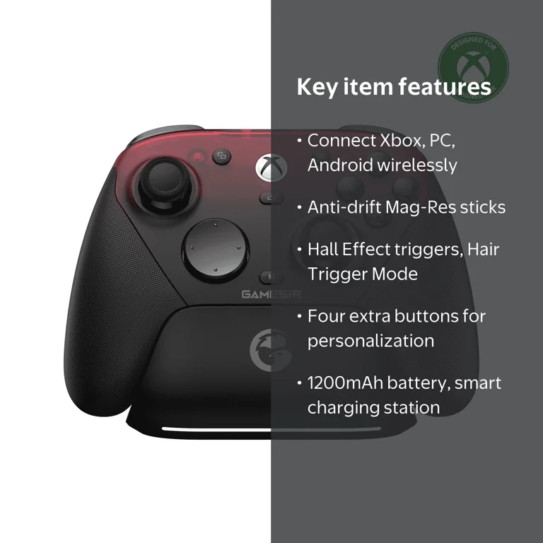 GameSir, G7 Pro TRI-MODE Xbox Wireless Controller, Shadow Ember