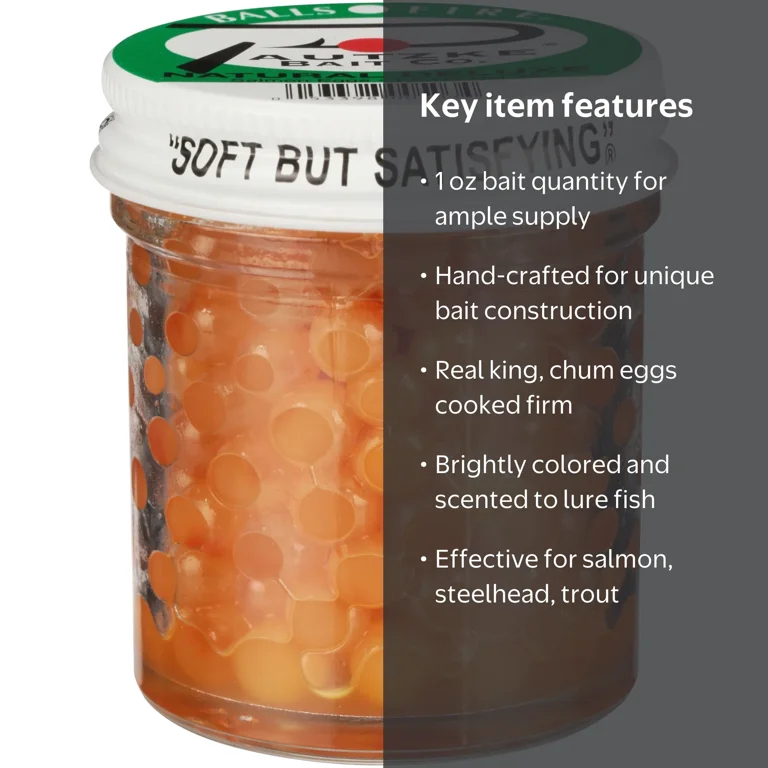 Pautzke, Balls O‚Äô Fire Salmon Eggs, 1 oz, Brightly Colored and