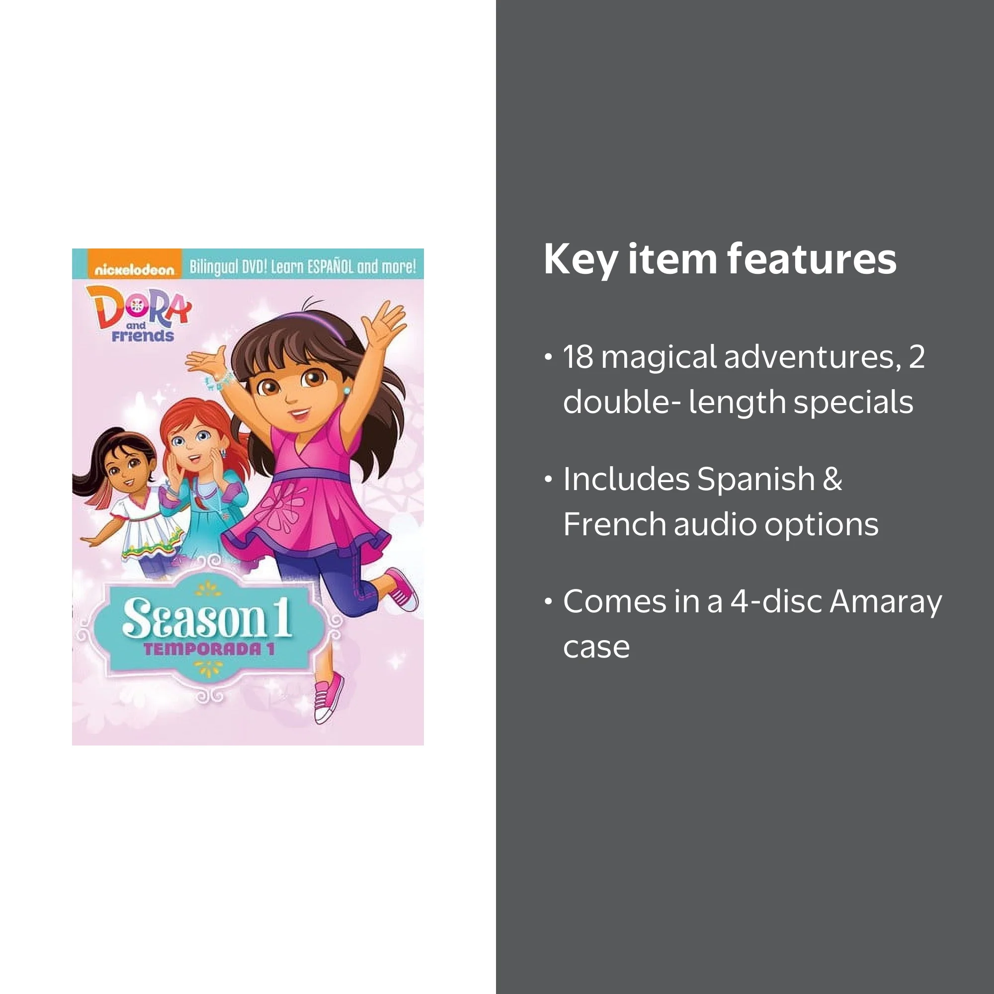 Dora and Friends: Season 1 (DVD), Nickelodeon, Kids & Family