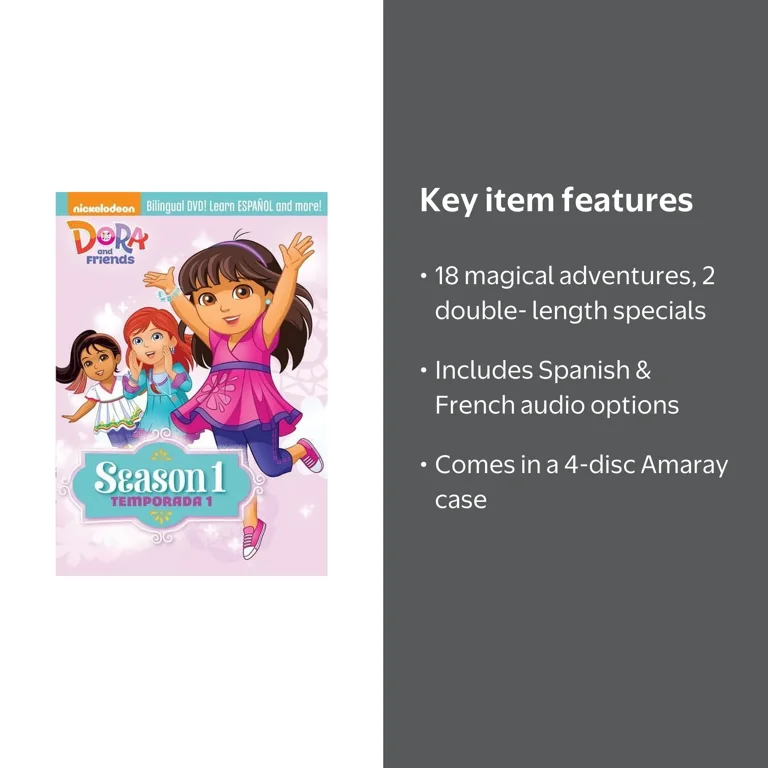 Dora and Friends: Season 1 (DVD), Nickelodeon, Kids & Family