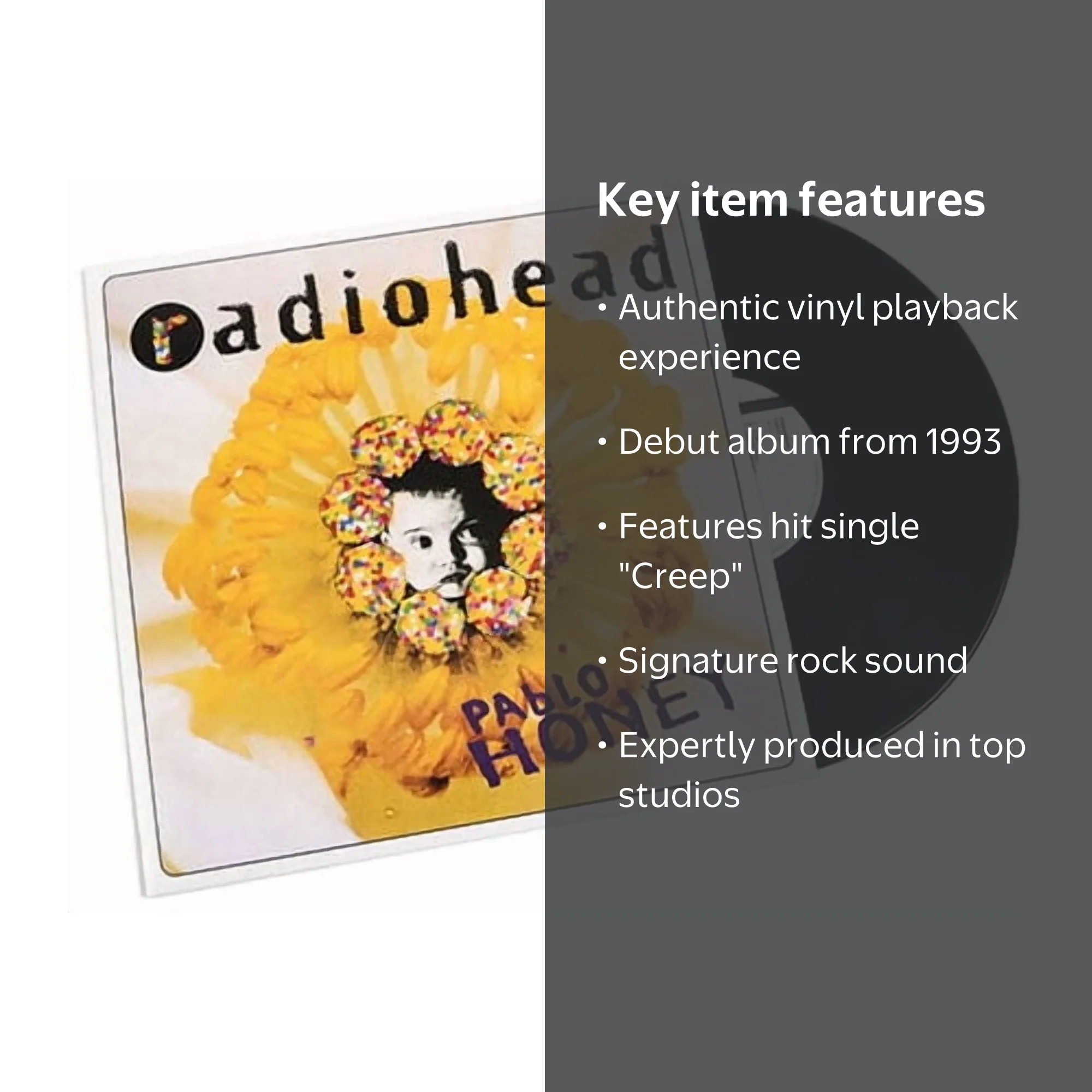 Radiohead - 1993 Debut Album 'Pablo Honey' on Vinyl - Future Sonic