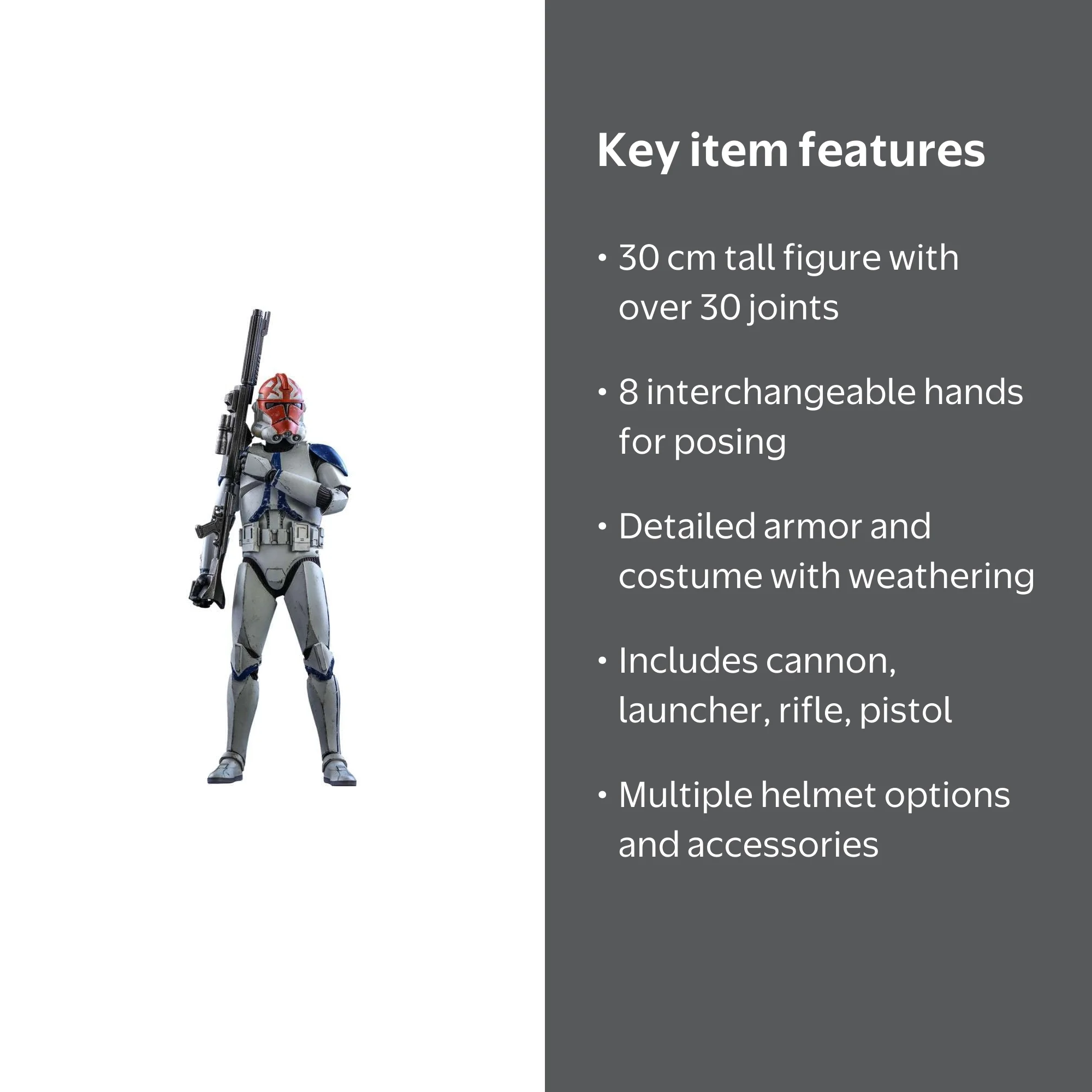 Figure Hot Toys TMS023 - Star Wars : The Clone Wars - 501ST