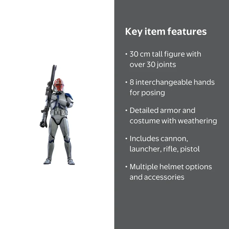 Figure Hot Toys TMS023 - Star Wars : The Clone Wars - 501ST