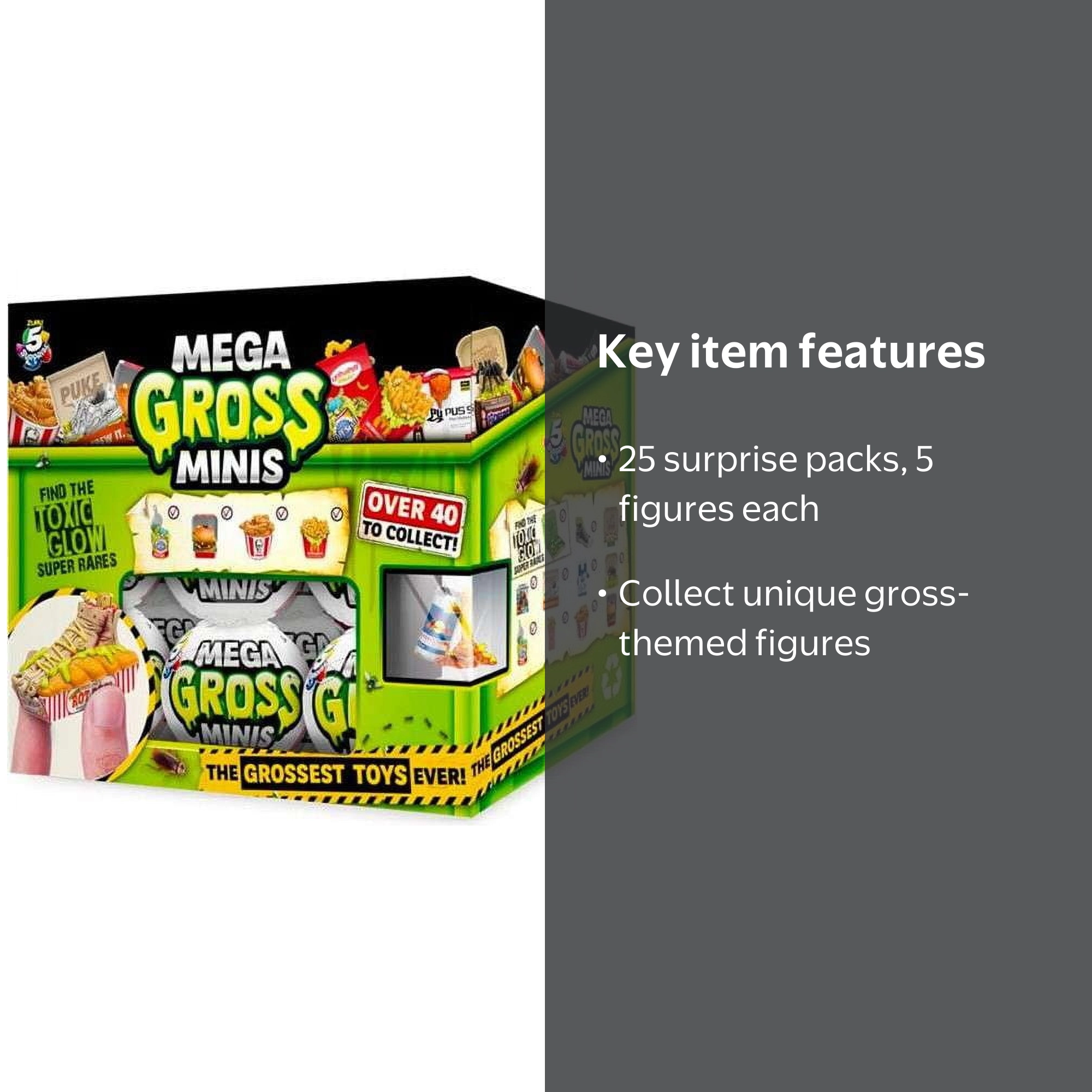 ZURU Mega Gross Minis Series 1 Mystery Box, 25 Packs - Walmart.com