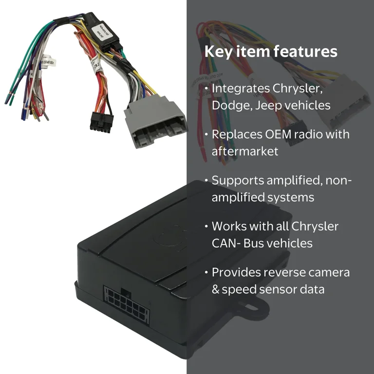 rsd09 Crux SOOCR-26 Radio Replacement Interface for Chrysler, Dodge and