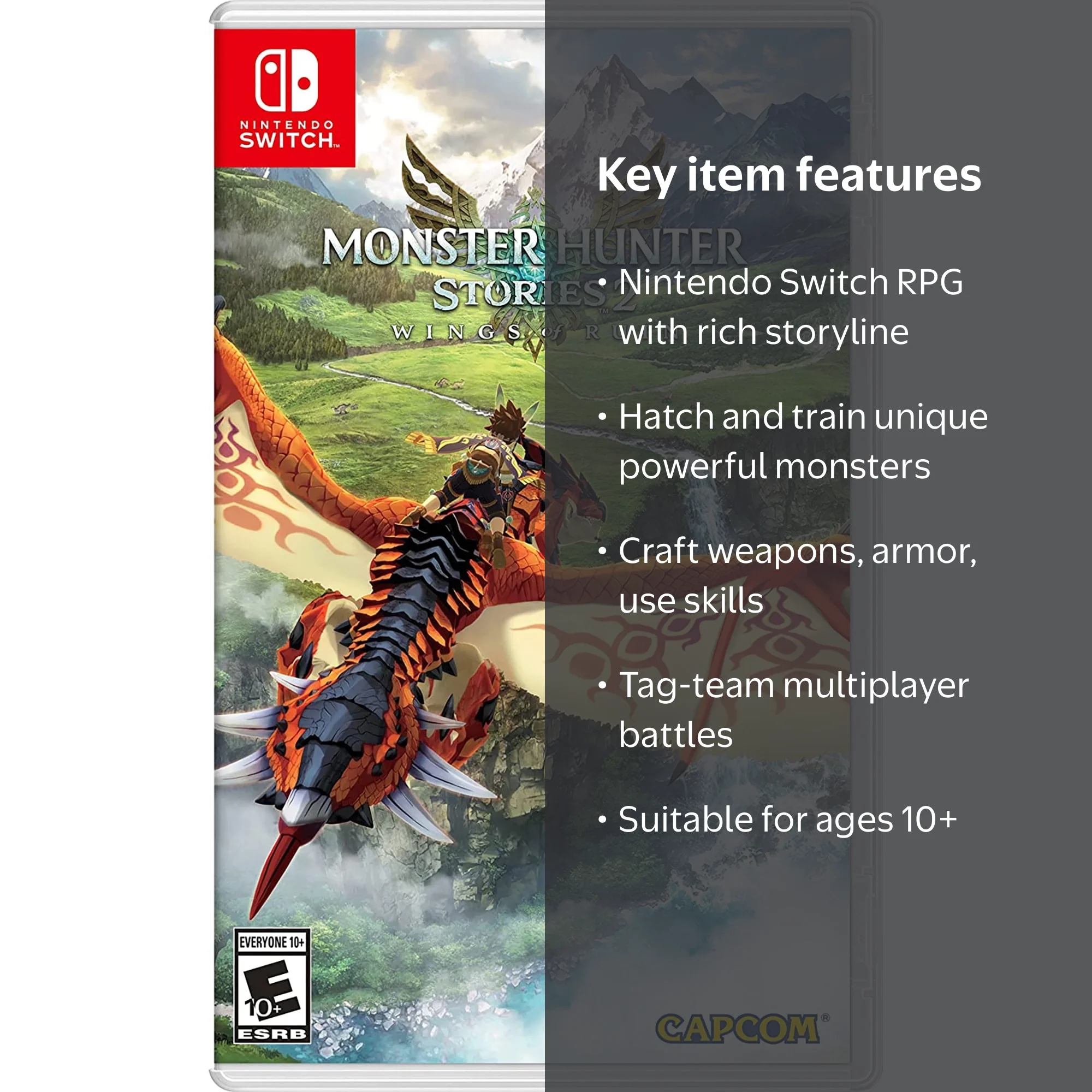 Capcom's Monster Hunter Stories 2: Wings of Ruin for Nintendo