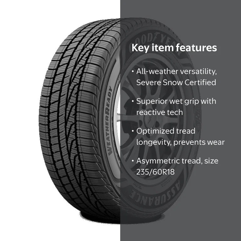 Goodyear Assurance Weatherready All-Season Tire, 235/60R18 103H