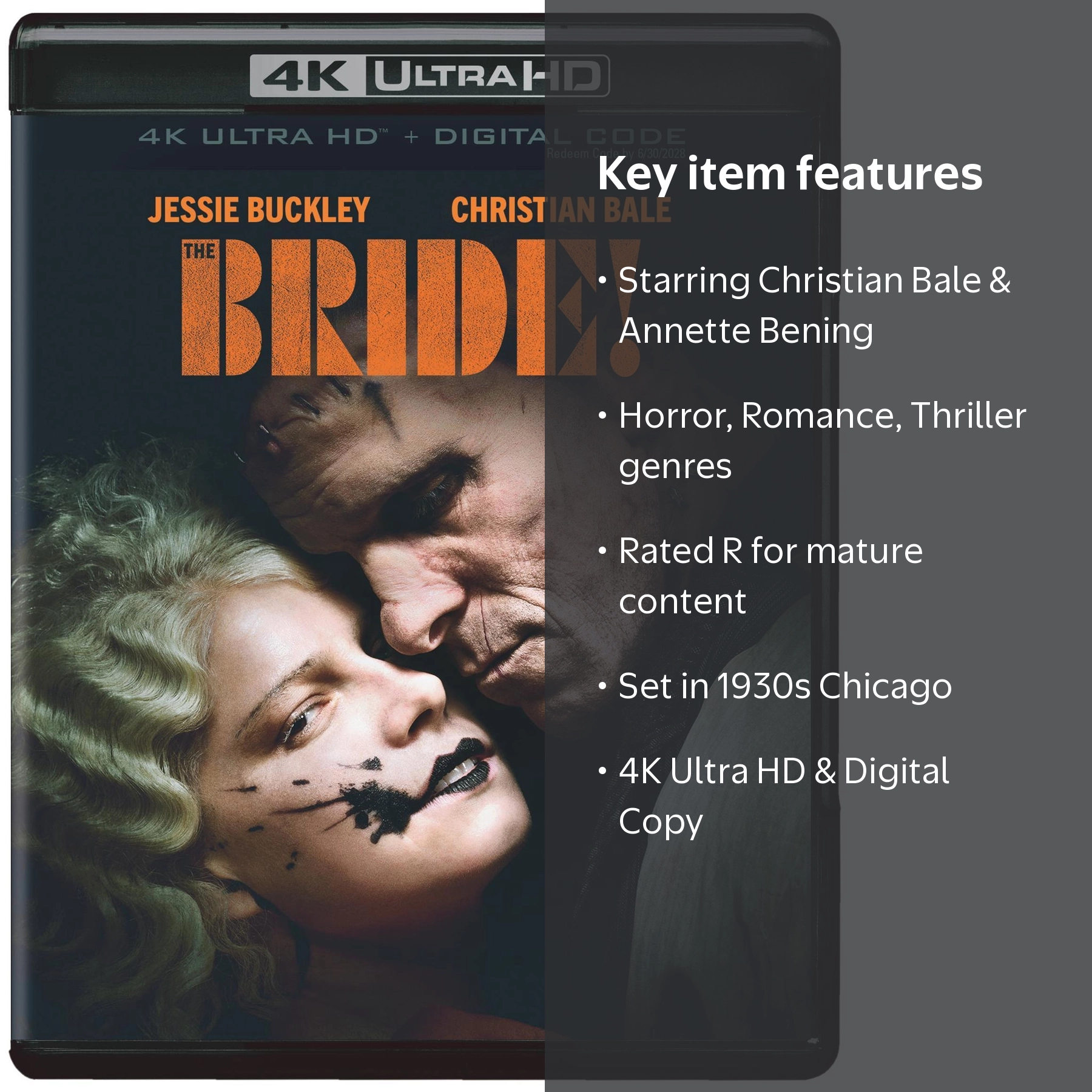 The Bride! (2026) (4K Ultra HD + Digital Copy), Horror, Warner