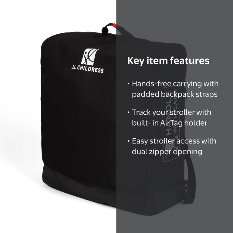backpack travel pram S-1 Stroller Bag by Tactical Baby Gear It can be carried by the carry handles on the side Comment LINK for the straps
