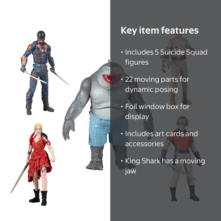 McFarlane Toys DC Multiverse The Suicide Squad 5 Pack Collector's