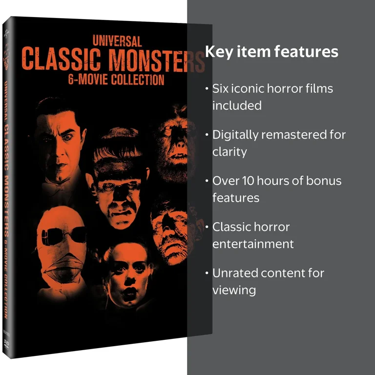 Universal Classic Monsters 6-Movie Collection (Frankenstein