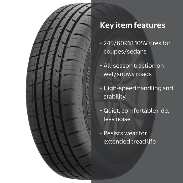 Fortune Perfectus FSR602 All Season Passenger Tire, 245/60R18 105V