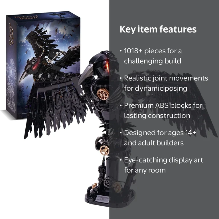 Remocguys Mechanical Crow Building Sets Compatible with Lego