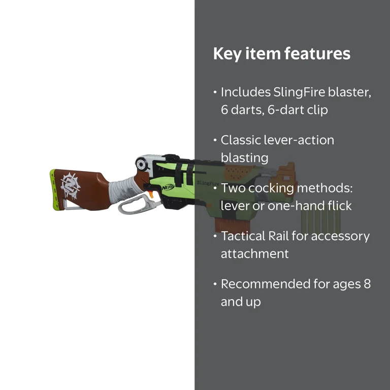 Nerf Zombie Strike SlingFire - Walmart.com