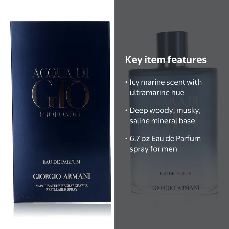 Giorgio Armani, Acqua Di Gio Profondo Men, 6.7 oz EDP spray