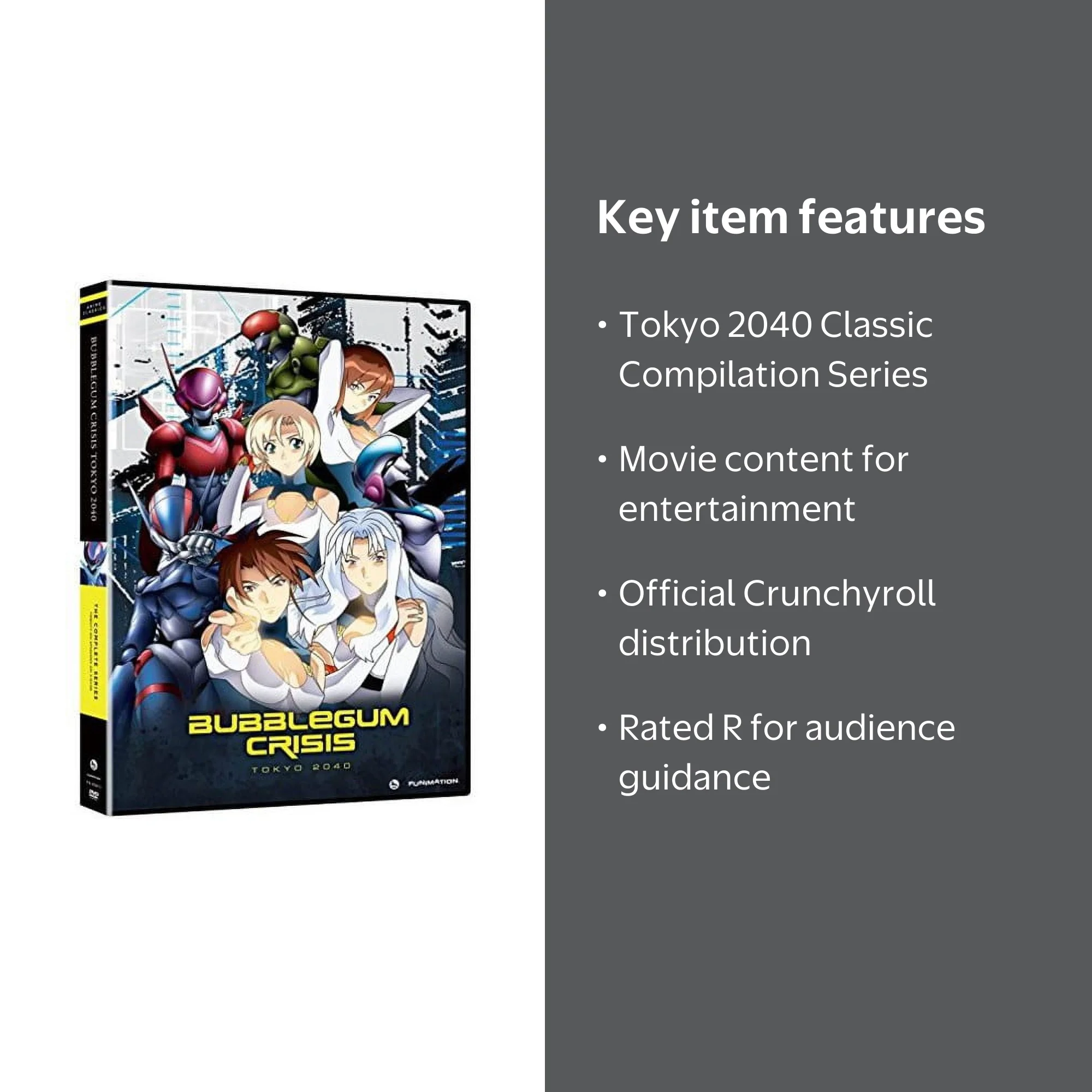 Bubblegum Crisis Tokyo 2040: Comp Series - Classic - Walmart.com