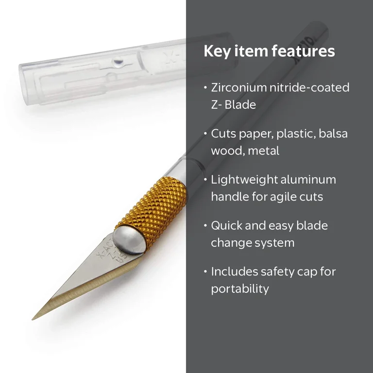 X-ACTO Precision Knife, #11 Fine Point Blade, with Safety Cap