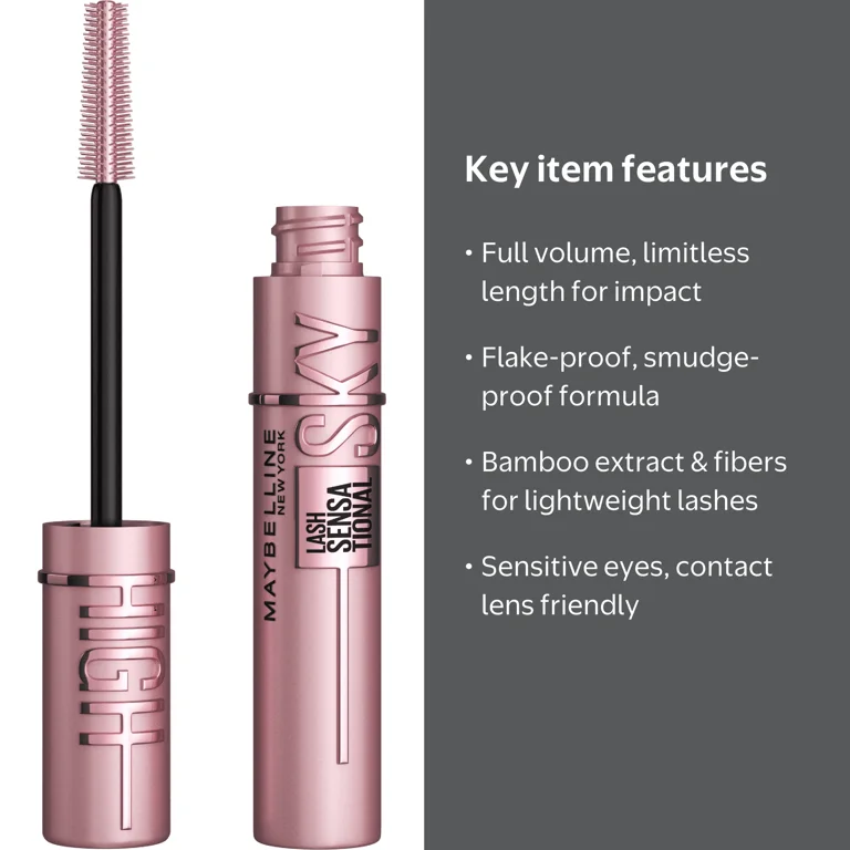 Maybelline Lash Sensational Sky High Washable Mascara True Brown