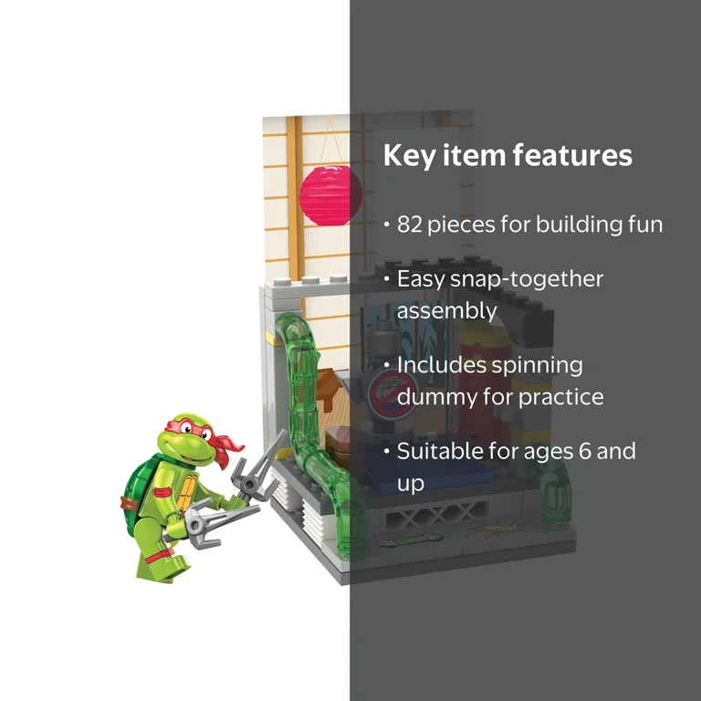 Teenage Mutant Ninja Turtles Raph's Dojo Snap Switch Set - Walmart.com