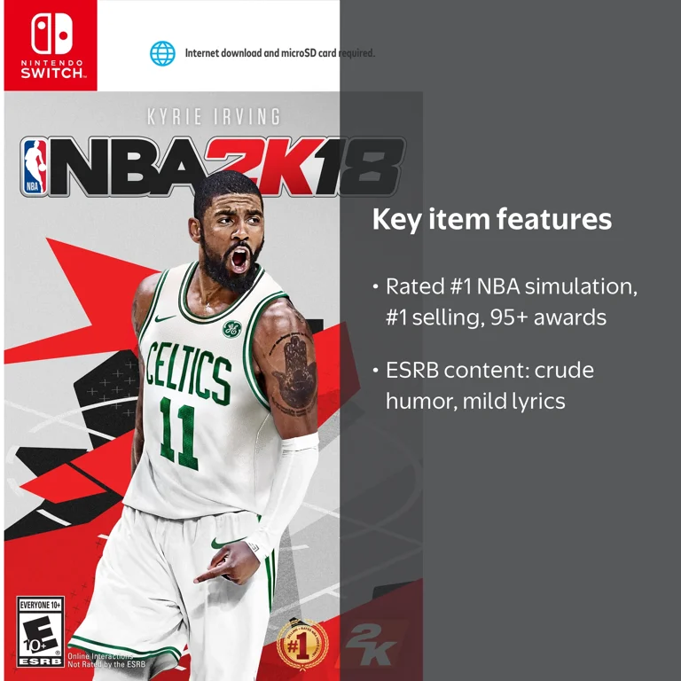 【中古】「非常に良い」NBA 2K18 Early Tip-Off Edition (輸入版:北米) - Switch Take-Two NBA 2K18 Early-Tip Off Edition - Sports Game - Nintendo
