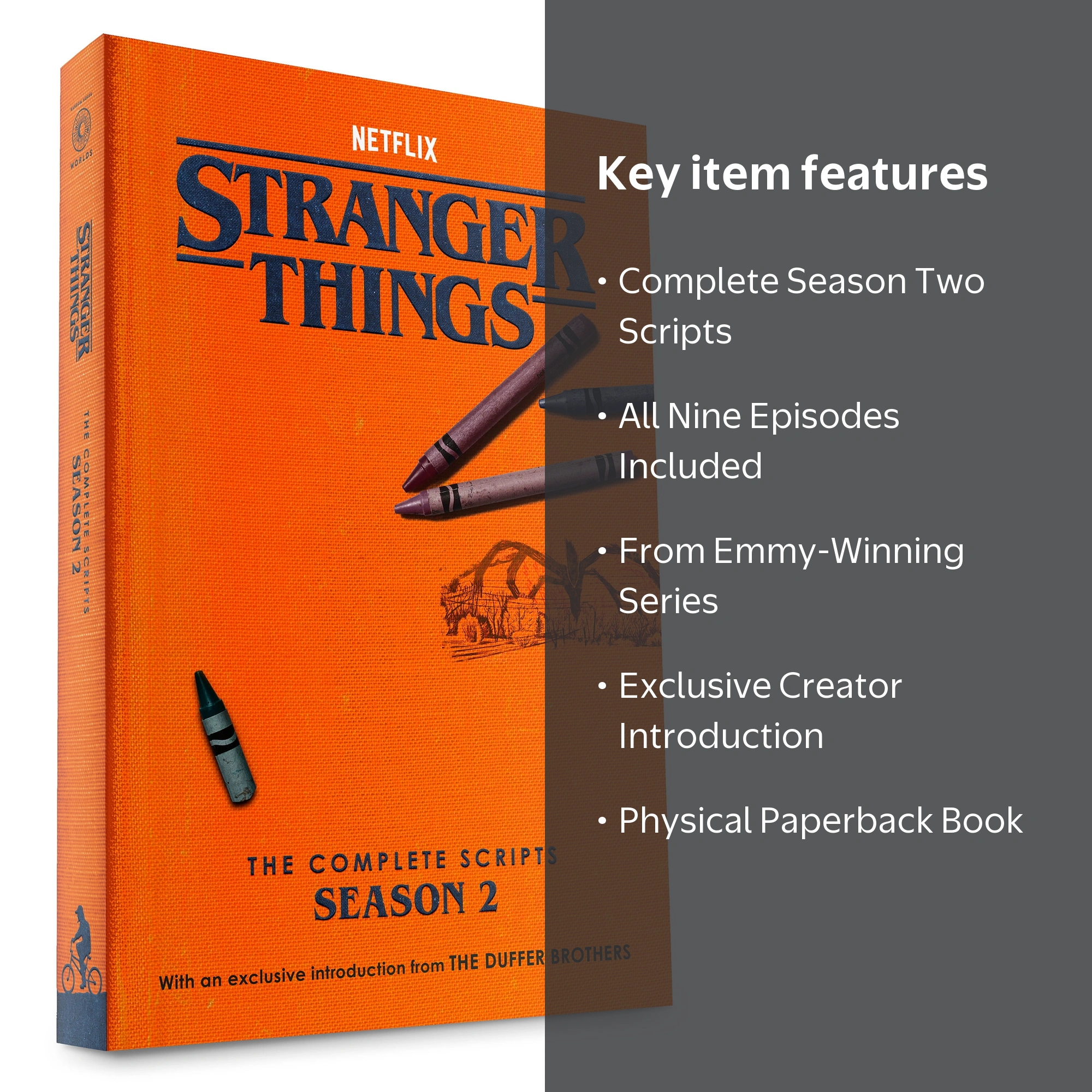 Stranger Things Season 2 Scripts Book by The Duffer Brothers