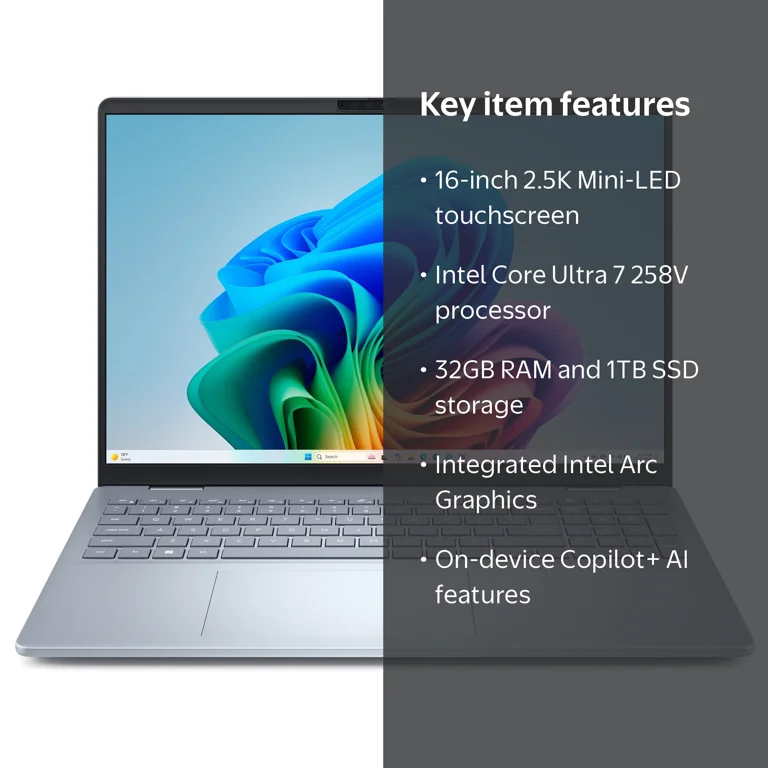 Open Box) Dell 16 Plus DB16250 Laptop - 16.0-inch 2.5K Mini-LED