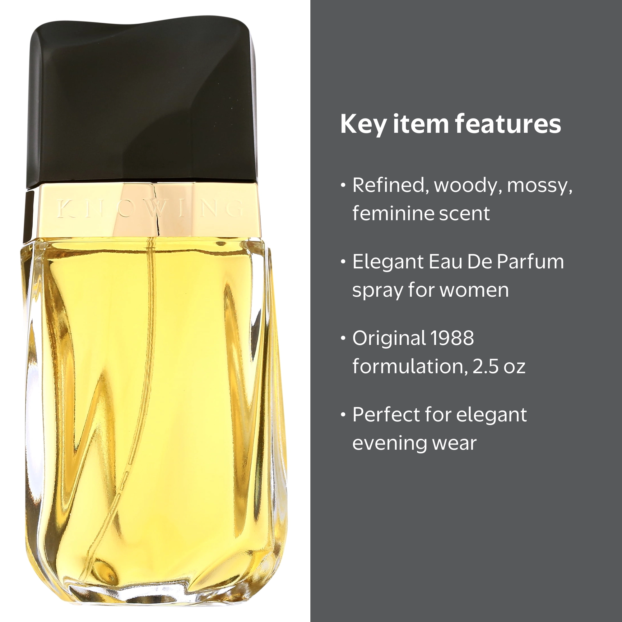 Estee Lauder Knowing Eau De Parfum Spray, 2.5 Oz, Light Floral