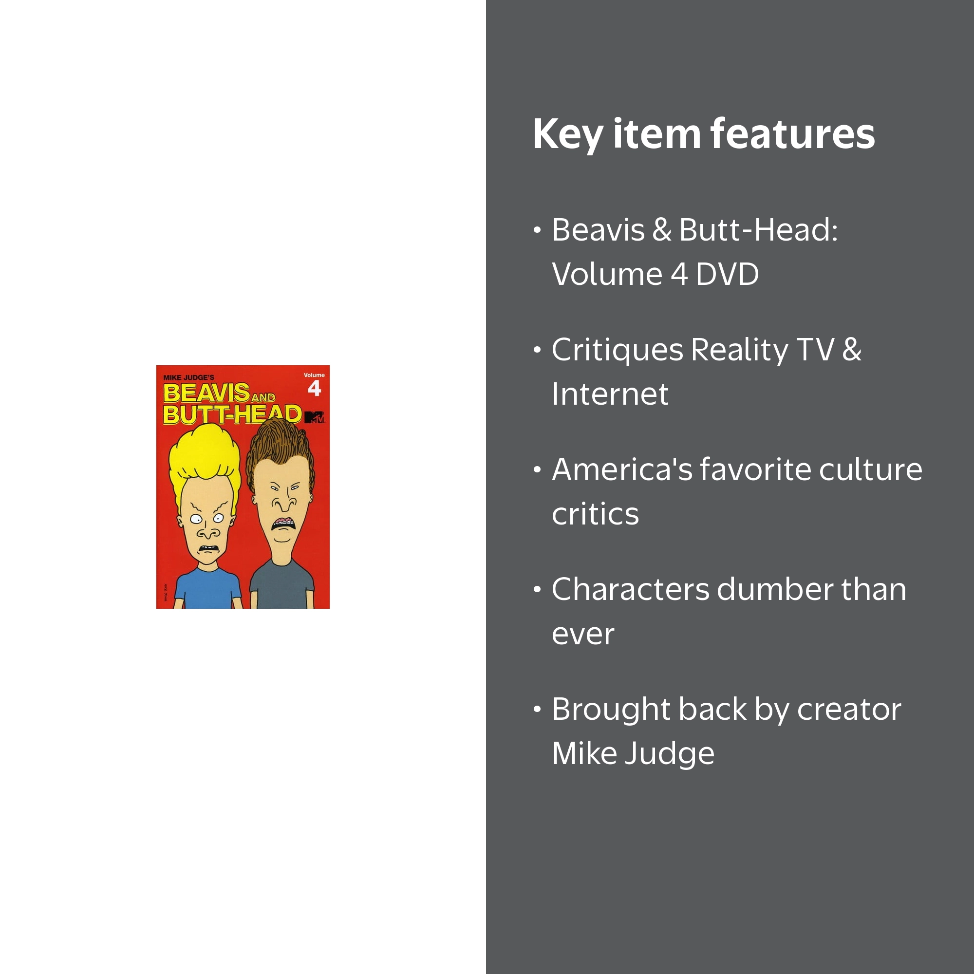 Paramount, Beavis and Butt-head: Volume 4 Movies, No code