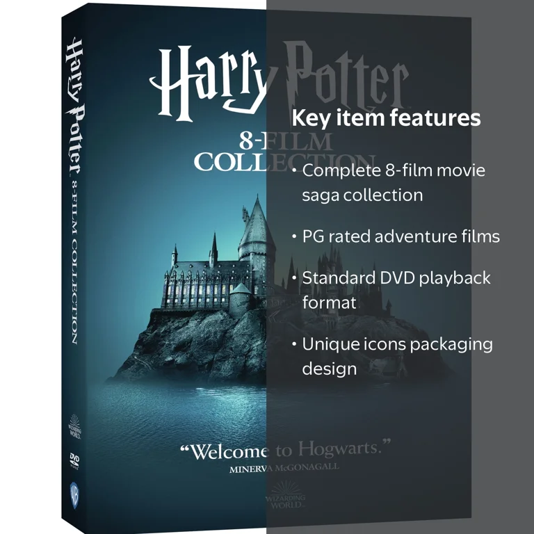 Harry Potter Series: Complete 8-Movie Collection Box Set (DVD