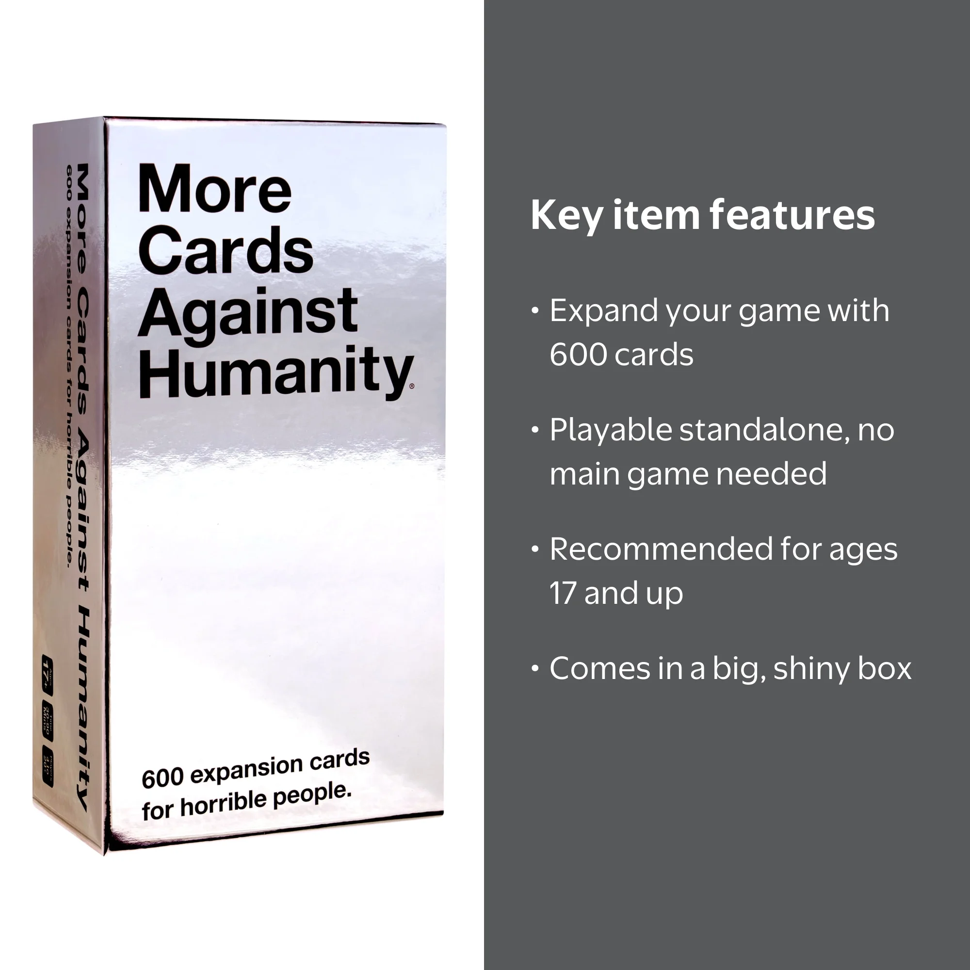 cards against pokemon amazon Humanity : Toys & Games Twinkling city lights and a starry sky become obscured in darkness as Mega Darkrai ex arrives with mystery and malice Cards Against Humanity: Big Expansions