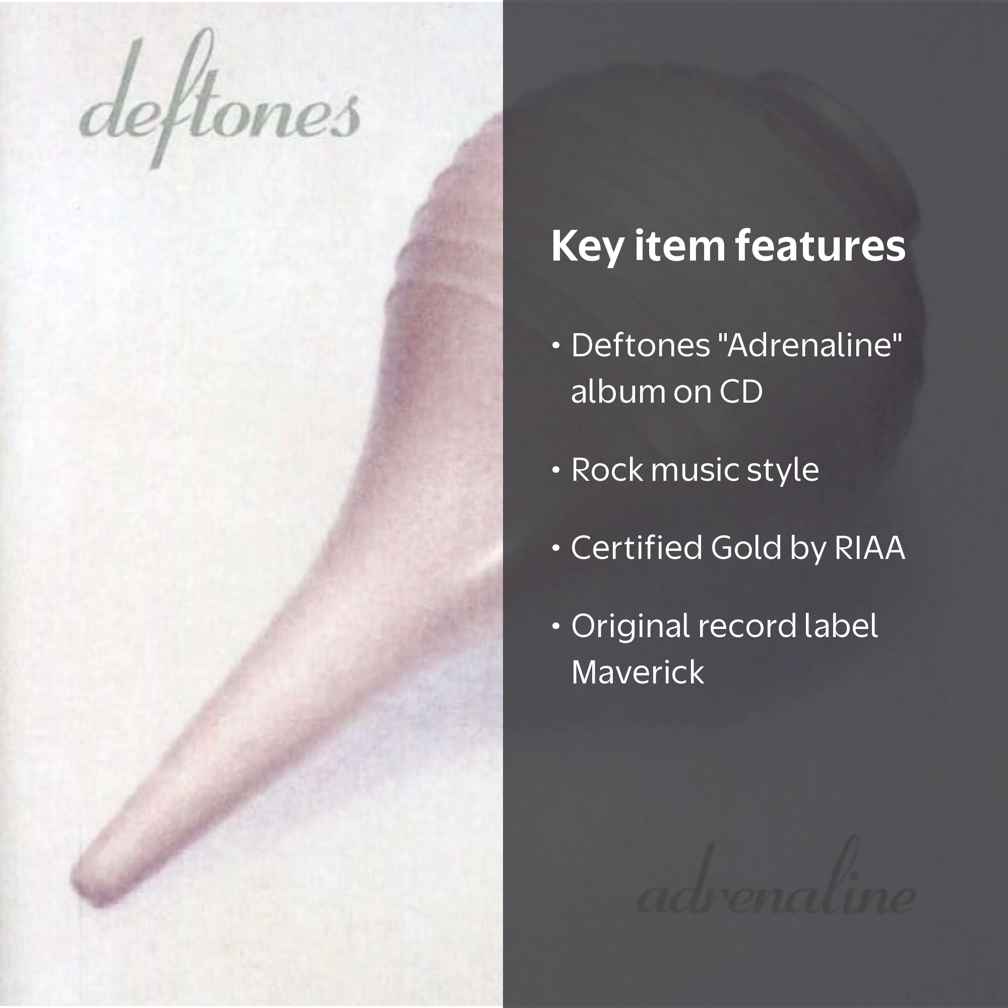 Deftones - Adrenaline - Music & Performance - CD - Walmart.com