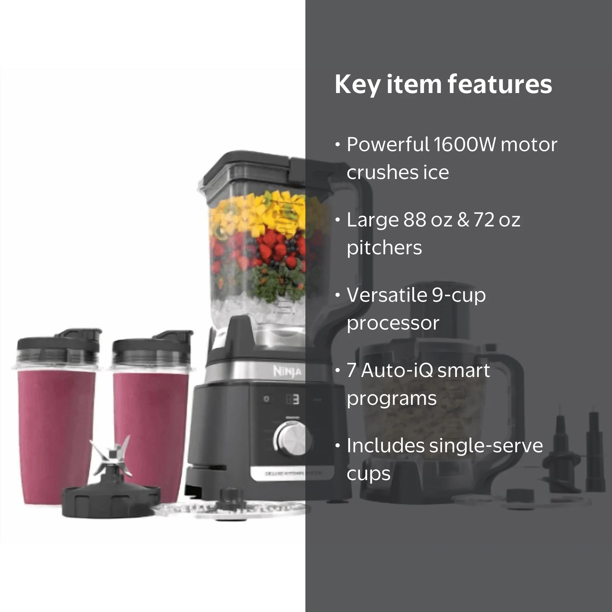 Ninja Deluxe Kitchen System - Blenders for ecommerce - Walmart