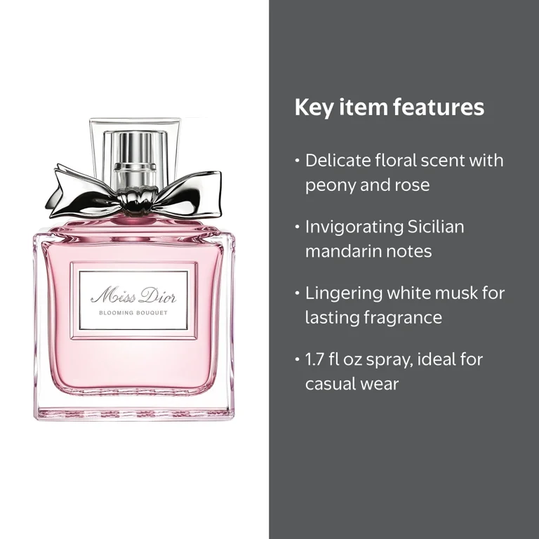Dior Miss Dior Blooming Bouquet EDT Spray for Women, 1.7 Oz
