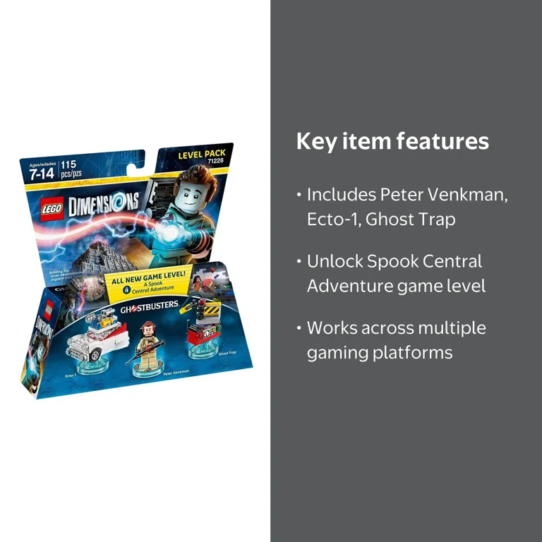LEGO Dimensions Ghostbusters Level Pack - Universal Mini Figures