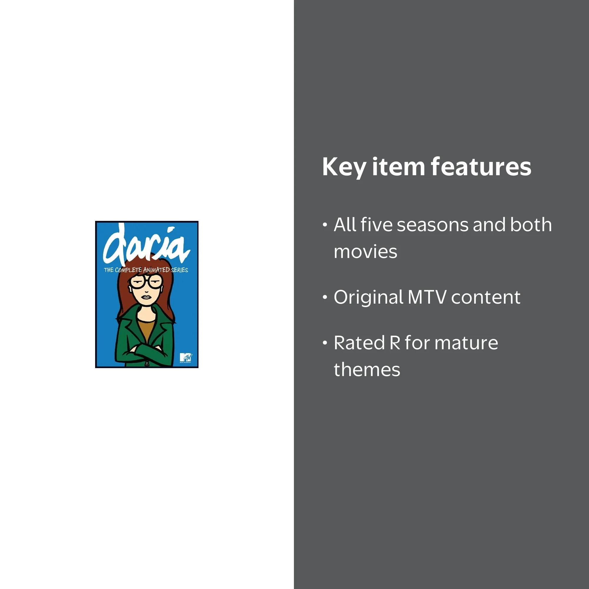 MTV's Daria: Complete Animated TV Series & Movies Set (DVD
