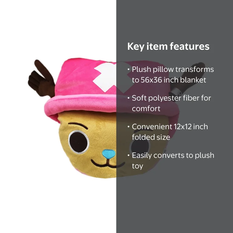 One Piece Tony Tony Chopper Plush Toy and Retractable Plush