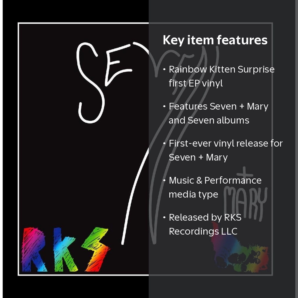 Rainbow Kitten Surprise - Seven + Mary Vinyl, Music & Performance