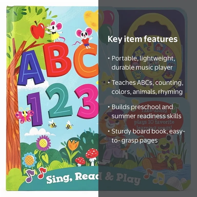 Cottage Door Press, ABC 123 Sing Read Play, Paperback - Walmart.com