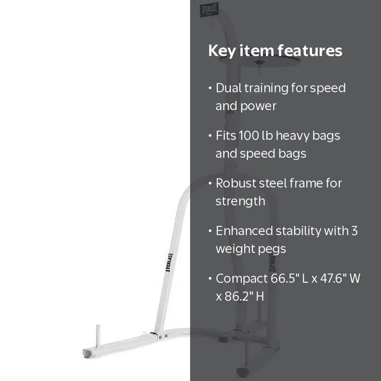 Everlast Dual Station Heavy Duty Powder Coated Steel Heavy and