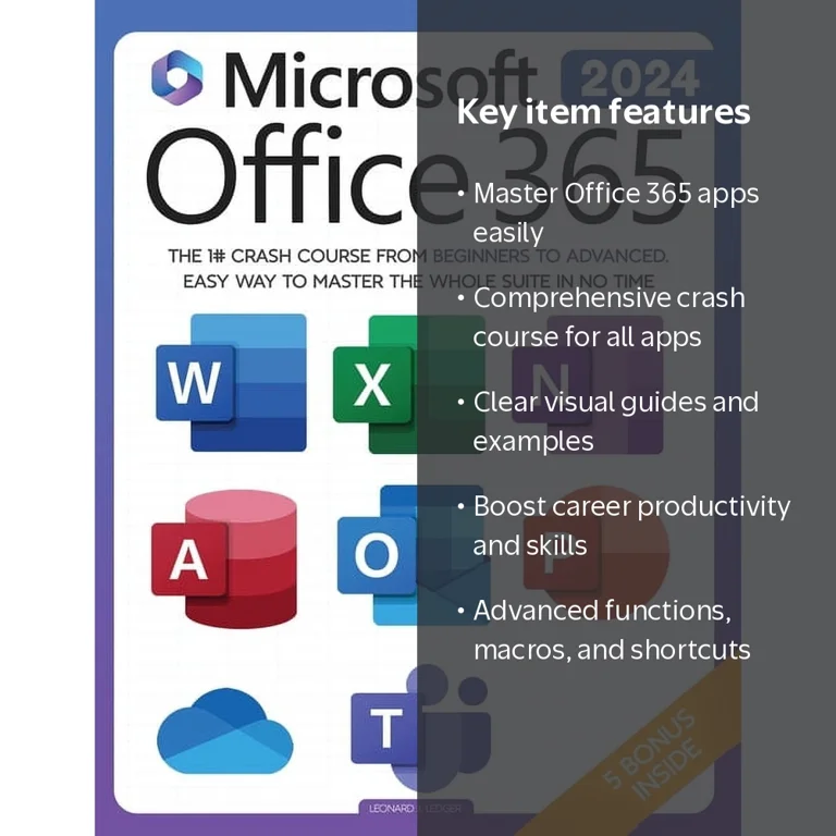 Leonard J Ledger, Book, 2024 Edition, Master Microsoft Office 365