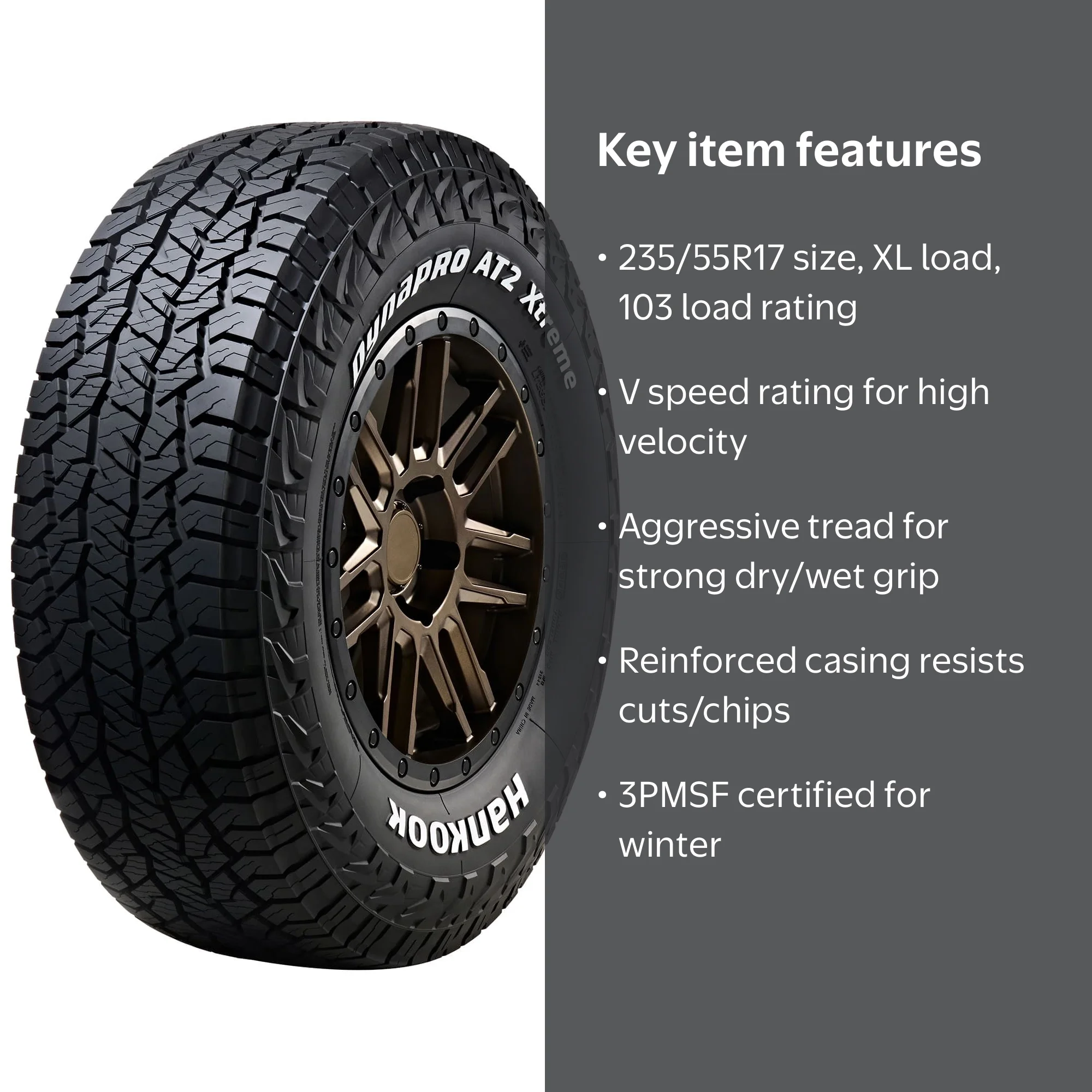 Hankook Dynapro AT2 Xtreme (RF12) All Terrain 235/55R17 103V XL