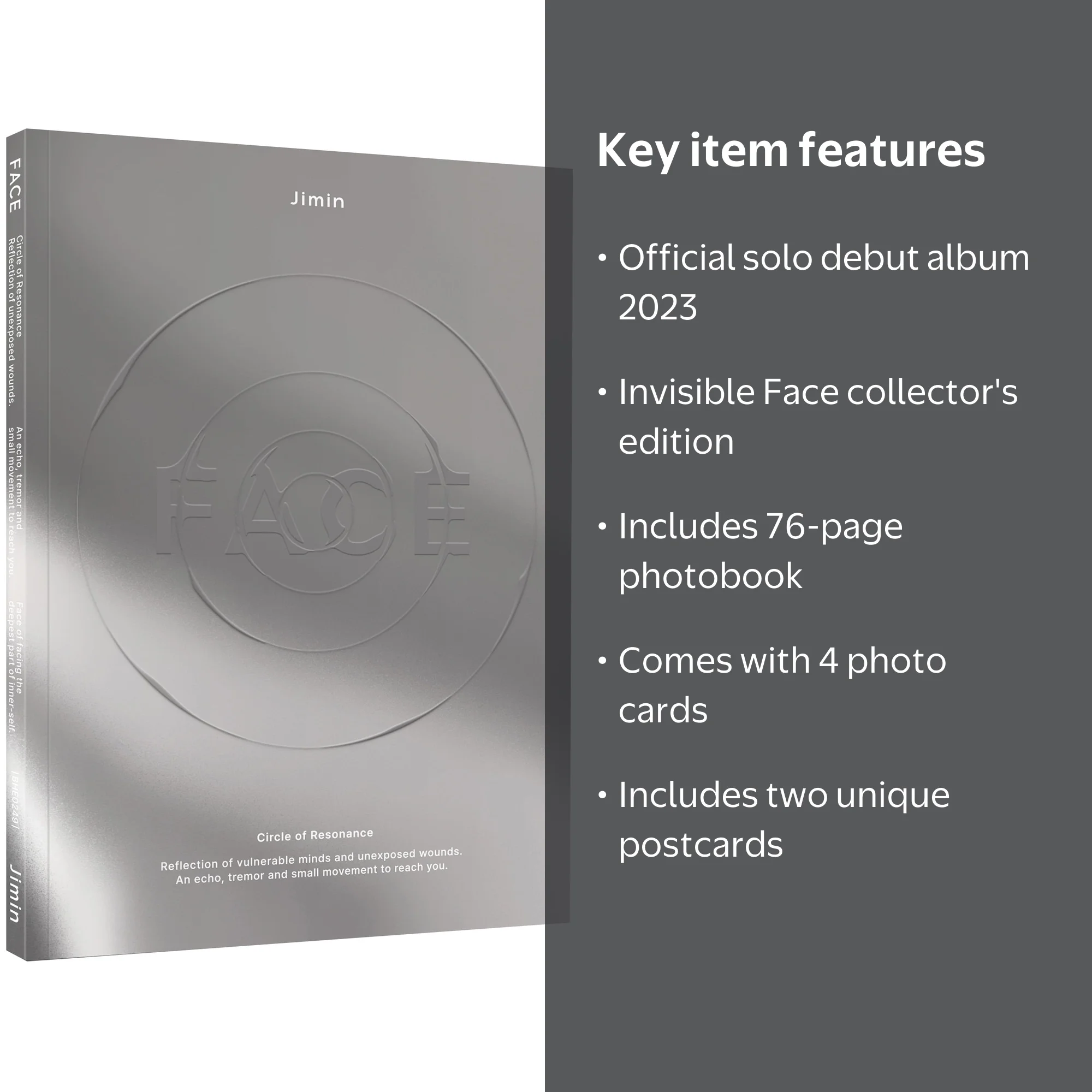 Jimin (BTS) Solo Album - FACE (Invisible Face) - KPOP Music
