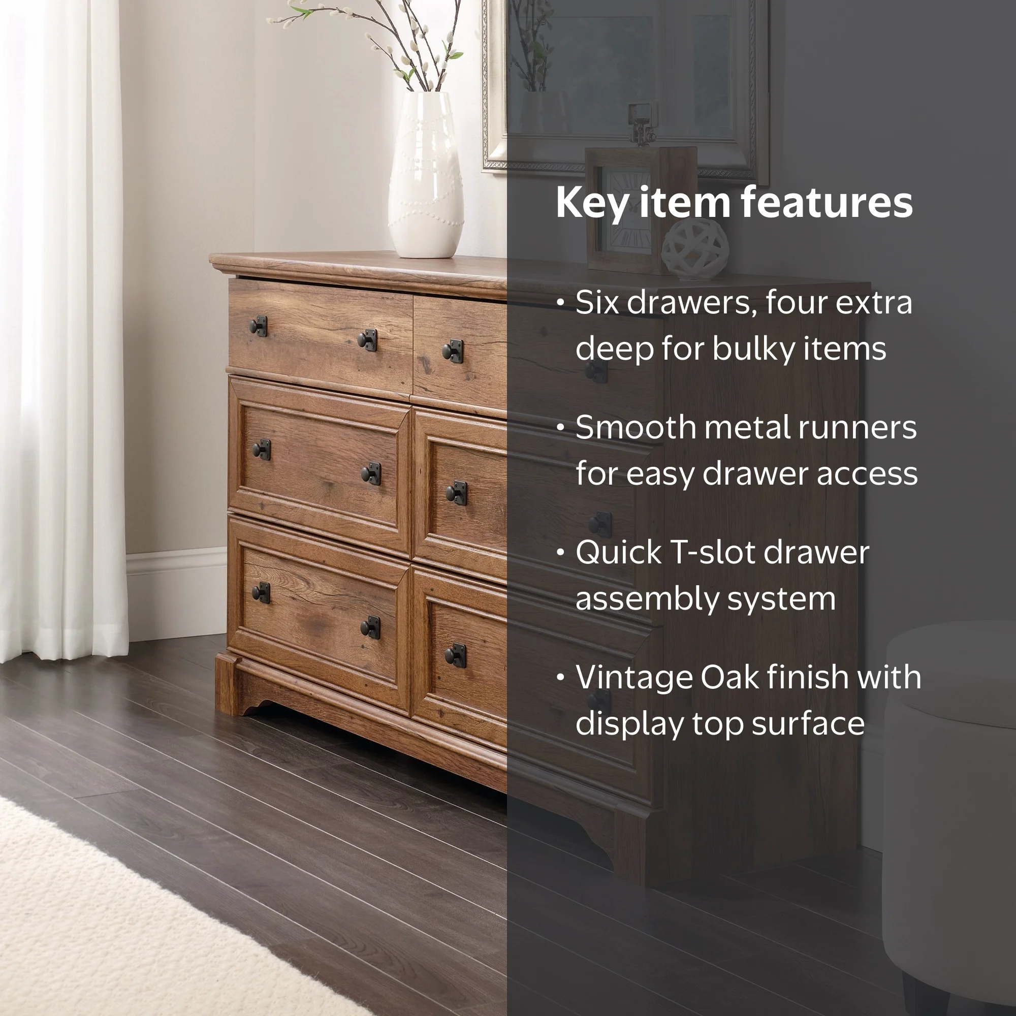auder new grange wooden butler dressing station in vintage oak Sauder Select Sewing/Craft Cart 426138 this good Sauder Highland Oak Storage Pantry