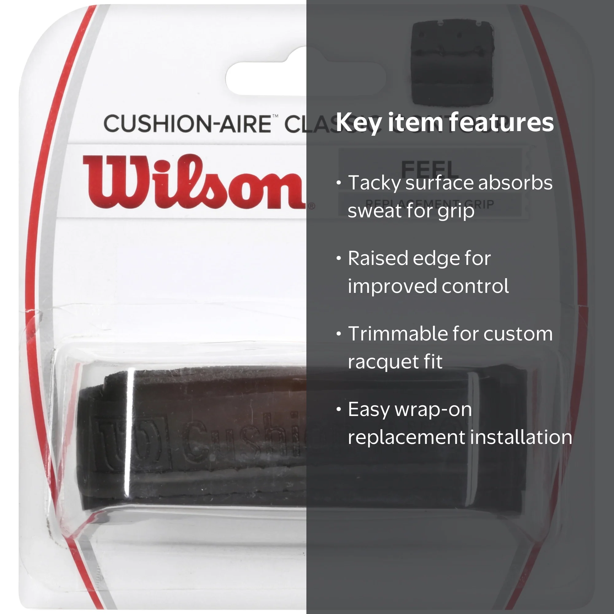 Wilson Cushion-Aire Classic Contour Replacement Grip - Walmart.com